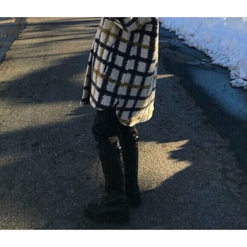 & Other Stories Chucky Knee High Leather Boots EU Size 36 US Size 6